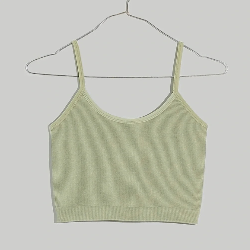 New Madewell Seamless Crop Cami Forgotten Landscape